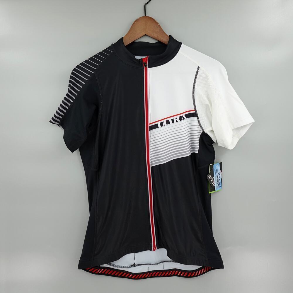 Performance Bicycle Ultra Jersey Womens XL Black Cycling Training UV Protection‎